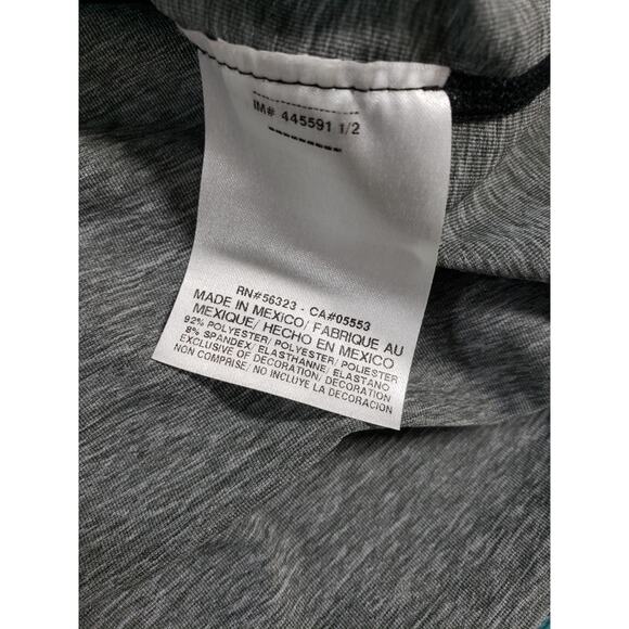 Nike Pro Shirt Size Medium Men Gray Polyester Long Sleeve Fitted Dri Fit Running - Picture 4 of 8